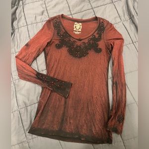 Velvet Stone brand from The Buckle long sleeve tee